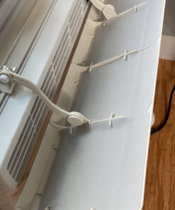 AIR WING Pro, Angle Adjustable Air Conditioner Deflector helps Cooling/Heating Air Circulation, Anti Blast, Wind Baffle and Direction, Anti-Condensation (Ivory) Ivory Set of 1 33 C1Oisq3QK S