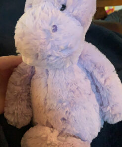 Jellycat Bashful Lilac Hippo Stuffed Animal, Medium, 12 inches 30 C1OxLox7mAS