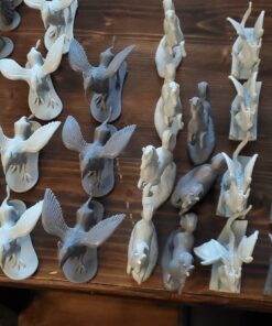 Monster Fantasy Creature Mini Action Figure Playset - 98pcs Toy Miniatures with 14 Unique Designs - Dragons,Wizards,Orcs, & More- XL 1/32 Scale Compatible with Dungeons and Dragons and other RPG Games 75 C1PW953oFXS