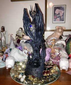 George S. Chen Imports SS-G-71223 Dragon with Lighting LED Crystal Ball Collectible Figurine Statue Model 24 C1PXVVmXLbS