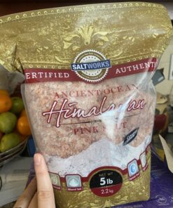 SaltWorks Ancient Ocean Himalayan Pink Salt, Coarse Grain, 5 Pound Bag 5 Pound (Pack of 1) 37 C1QJL6vfGJS