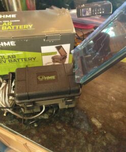 HME Trail Camera 12V/Solar Auxiliary Power Pack Durable Weather-Resistant Housing Easy Installation & Versatile Compatibility 14 C1QZ dDkE4S
