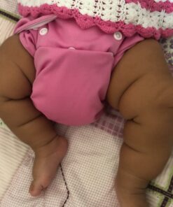 ALVABABY Baby Cloth Diapers 6 Pack with 12 Inserts Adjustable Washable and Reusable Pocket Diapers for Baby Girls 6BM88 Pure Color88 34 C1Qc4e37cJS