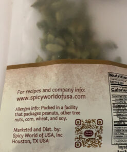 Spicy World Green Cardamom Pods 3.5 Oz - As Seen on Tik Tok - Premium Quality Whole Green Cardamom Pods | Vegan | Large | Aromatic Cardamon 3.5 Ounce (Pack of 1) 33 C1R9Ze0bhZS