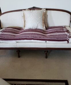 DII Braided Striped Throw, 50x60, BlackBerry 31 C1RBU3Uc5OS