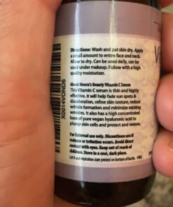 DOUBLE SIZED (2 oz) PURE VITAMIN C SERUM FOR FACE With Hyaluronic Acid - Anti Wrinkle, Anti Aging, Dark Circles, Age Spots, Vitamin C, Pore Cleanser, Acne Scars, Organic Vegan Ingredients 30 C1RjSpV4EMS