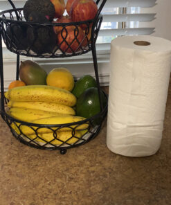 Gourmet Basics by Mikasa Loop and Lattice Wire Basket, Antique Black 28 C1S90wXfwTS