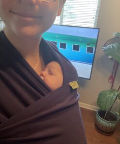 Boba Baby Wrap Carrier Newborn to Toddler - Stretchy Baby Wraps Carrier - Baby Sling - Hands-Free Baby Carrier Wrap - Baby Carrier Sling - Baby Carrier Newborn to Toddler 7-35 lbs (Navy Blue) Navy Blue 32 C1Trx2guYS