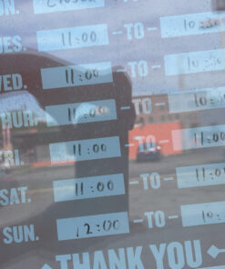 Bazic Small 9 x 12 Inches Business Hours Sign, Pack of 3 (S-23) 4 C1UKIst2ffS