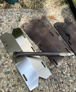 Hisencn Replacement for Charmglow 720-0230, 720-0036-HD-05 Gas Grill, Nexgrill 720-0016, 720-0036, Stainless Steel Grill Burner Tube, Heat Plates, Tent Shield for Charmglow Grill Replacement Parts 30 C1UPNRhAI8S