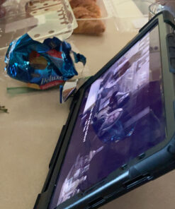 SEYMAC iPad Air 5th/ 4th Generation Case 10.9 Inch, Full-Body Shockproof Protective with Screen Protector, 360° Rotating Stand/Handle/Shoulder Strap/Pencil Holder, Black For iPad Air 5th/4th Generation 42 C1Ufo7qFS