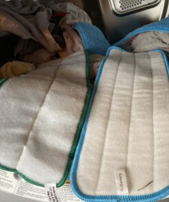 Microfiber Spray Mop Replacement Heads for Wet/Dry Mops Compatible with Bona Floor Care System (5 Pack) Blue 27 C1UiS7J9K4S