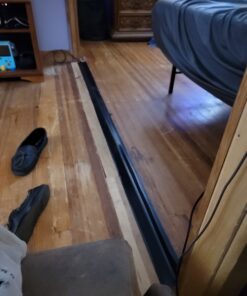 C2G Legrand Overfloor Duct, Ivory, (60 Inches) Wiremold Floor Management Kit, Corduct, Cord Protector, Wire Organizer and Hider, Rubber Cable Cover and Concealer, CDI-5, 5 Feet 5 ft 30 C1V9d3L B8S