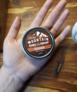 Beard Balm - Rocky Mountain Barber - 100% Natural - Premium Wax Blend with Cedarwood Scent, Nutrient Rich Bees Wax, Jojoba, Tea Tree, Coconut Oil 34 C1W8VhhfbJS