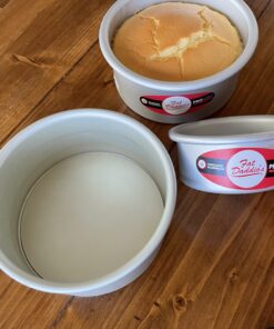 Fat Daddio's PCC-83 Anodized Aluminum Round Cheesecake Pan, 8 x 3 Inch 3" Depth 29 C1WSUnS2f4S