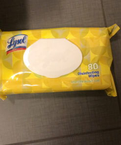 Lysol Disinfectant Handi-Pack Wipes, Multi-Surface Antibacterial Cleaning Wipes, For Disinfecting and Cleaning, Lemon and Lime Blossom, 320 Count (Pack of 4) 80 Count (Pack of 4) 31 C1WbbR6t9nS
