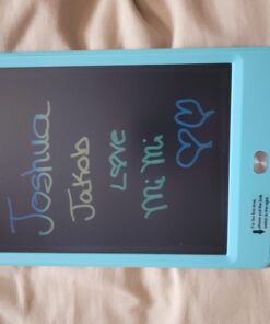 KOKODI LCD Writing Tablet 8.5-Inch Colorful Doodle Board, Electronic Drawing Tablet Drawing Pad for Kids, Educational and Learning Kids Toys Gifts for 3 4 5 6 7 8 Year Old Boys and Girls(Blue) Blue 29 C1XHXsiQ7WS