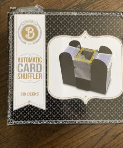 Brybelly Automatic Card Shuffler, The Original 1-6 Deck Electric Shuffler, Battery Operated, Designed for Standard-Size Cards Including Poker Cards, Uno, Phase10, Texas Hold'em, Cards Against Humanity 17 C1Xm6wo1JYS