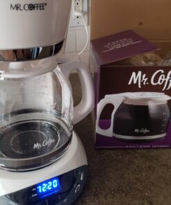 Mr. Coffee Replacement 12-Cup Glass Carafe, White - 28 C1Y6iXxaAS