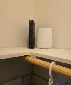 NETGEAR Orbi Tri-Band Whole Home Mesh WiFi System with 2.2Gbps Speed (RBK23) - Discontinued by Manufacturer 41 C1YnWunLjS