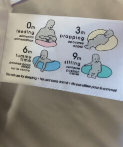 Boppy Nursing Pillow Original Support, Gray Taupe Leaves, Ergonomic Nursing Essentials for Bottle and Breastfeeding, Firm Fiber Fill, with Removable Nursing Pillow Cover, Machine Washable 28 C1Yr6QX7BDS