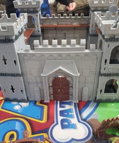 DIY Castle Building The Medieval Times Middle Ages Military Plastic Fort Model Kit Set with Figures Soldier Knight Simulated Siege War of Attack 34 C1Yu I1DPtS