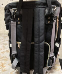 Ticent Diaper Bag Backpack Multifunction Travel Back Pack Large Maternity Nappy Bag Baby Changing Bags with Stroller Straps, Waterproof and Stylish Black 61 C1Z0rTDOnyS