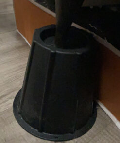 Honey-Can-Do STO-01004 Round Bed Risers, 5-Inch, Black 10 C1ZT94dw99S