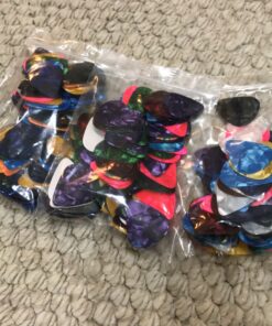 AUGSHY 300 Pcs Guitar Picks Sampler Value Pack Includes Thin Medium & Heavy Gauges 300 Mixedcolor 28 C1a3fcCxp S