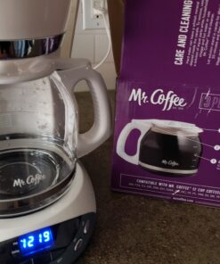 Mr. Coffee Replacement 12-Cup Glass Carafe, White - 29 C1aD1pq9q4S