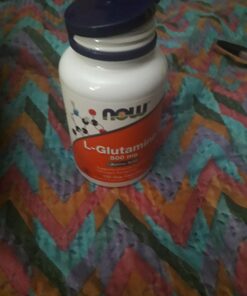 NOW Supplements, L-Glutamine 500 mg, Nitrogen Transporter*, Amino Acid, 120 Veg Capsules 120 Count (Pack of 1) 25 C1aIiann6LS
