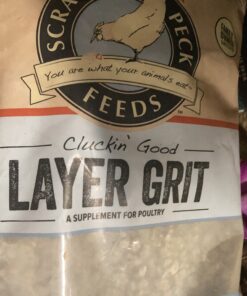 Scratch and Peck Feeds Cluckin' Good Layer Grit - 7 lbs - Gizzard Development Supplement for Chickens and Ducks - Crushed Quartzite/Granite 7 Pound (Pack of 1) Layer Grit - 7-lbs 19 C1aNcl 30HS