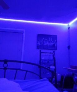 phopollo 65.6FT Led Lights for Bedroom, 5050 Color Changing Led Strip Lights with 44-Key Remote and 12v Power Supply, Led Lights Strip for Home Decoration. 34 C1aPBIO5 gS