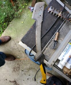 Fiskars Machete Axe - 18" Curved Blade with Nylon Sheath - Lawn and Garden Tools - Orange/Black 39 C1b1mOa0dlS