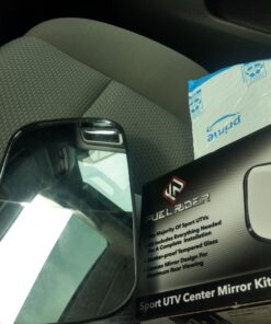 Rear View Mirror UTV Accessories - Mirrors Best for Wide Angle Center or Side-by-Side Off Road Clear-View - High Impact ABS Housing & Universal Roll Cage Bar Mounts with Shatter-Proof Tempered Glass Center Rear View 42 C1b8PG1DAS 2