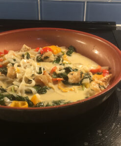 Well Lean Variety Pack — USDA Organic, Low Carb, Low Calorie Konjac Pasta — Ready to Eat and Healthy — Plant Based, Soy Free, Vegan, Paleo and Keto Friendly (6 Pack) 3 Noodles, 3 Fettuccine 29 C1bDUVg2KtS