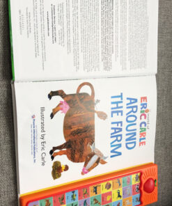 World of Eric Carle, Around the Farm 30-Button Animal Sound Book - Great for First Words - PI Kids 24 C1bH0JRxQyS