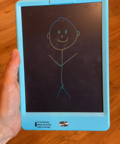 KOKODI LCD Writing Tablet 8.5-Inch Colorful Doodle Board, Electronic Drawing Tablet Drawing Pad for Kids, Educational and Learning Kids Toys Gifts for 3 4 5 6 7 8 Year Old Boys and Girls(Blue) Blue 32 C1bQ24FQ3sS