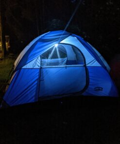 Pacific Pass 2/4/6 Person Family Dome Tent with Removable Rain Fly, Easy Setup for Camp Outdoor Navy Blue 4 Person 32 C1bTX4tEz4S