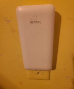 lezchi Portable Power Bank, Ultra Slim 10000mAh Portable Charger, USB C External Battery Pack with Built-in AC Plug, Charging Cable, Output Port, Compatible with All Kinds of Cellphones … White 34 C1c6N2yKlS