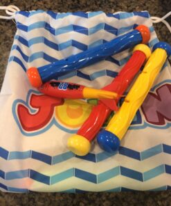 JOYIN 18Pcs Diving Pool Toys for Kids, Swimming Pool Toy with Storage Bag Includes 4 Pool Rings, 4 Diving Sticks, 4 Bandits, 6 Treasures Underwater Swim Pool Games for Ages 8-12 24 C1crKxEgXS