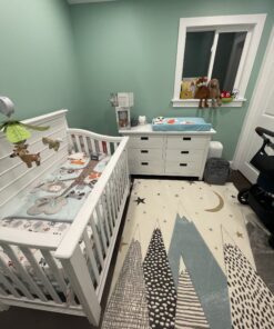 Evolur Waverly Double Dresser in Weathered White , 54x20.25x33 Inch (Pack of 1) 25 C1cvyutti8S