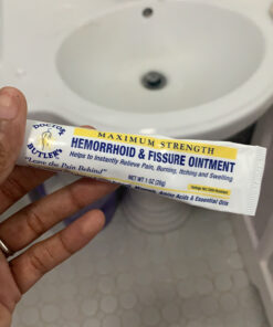 Doctor Butler’s Hemorrhoid & Fissure Ointment Cream with Lidocaine and Phenylephrine HCI for Fast Acting Relief of Pain, Swelling, Discomfort, and Itching (1 oz.) A - 1 oz. Tube 35 C1cyIN2DiZS
