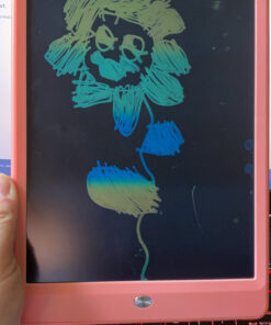 TEKFUN LCD Writing Tablet Doodle Board, 10inch Colorful Drawing Tablet Writing Pad, Girls Gifts Toys for 3 4 5 6 7 Year Old Girls Boys (Pink) Pink 10in 40 C1dPkHHKk4S