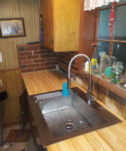 KOHLER Vault 30" Single Bowl 18-Gauge Stainless Steel Farmhouse Apron Front Kitchen Sink with Single Faucet Hole Top Mount Installation K-3935-1-NA 33 C1dcVy1AigS