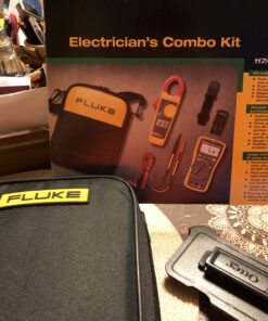 Fluke 117/323 Kit Multimeter and Clamp Meter Combo Kit For Residential And Commercial Electricians, AC/DC Voltage, AC Current 400 A, Includes Test Leads, TPAK And Carrying Case 30 C1drvUHYRmS