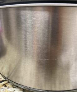 Crock-Pot Large 8 Quart Programmable Slow Cooker with Auto Warm Setting and Cookbook, Black Stainless Steel 33 C1dwZPwvtxS