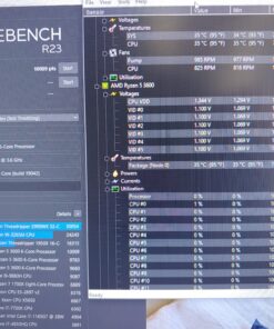 Cooler Master Hyper 212 RGB Black Edition CPU Air Cooler, SF120R RGB Fan, 4 CD 2.0 Heatpipes, Anodized Gun-Metal Black, Brushed Nickel Fins, RGB Lighting for AMD Ryzen/Intel LGA1151 75 C1e0xCns S