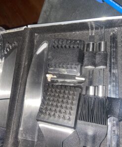 ROMANTICIST Complete Grill Accessories Kit - The Very Best Grill Gift on Birthday Wedding - Professional 21PC BBQ Accessories Set with Case for Outdoor Camping Grilling Smoking SILVER-1 28 C1eMsX7EvS