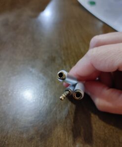 UGREEN Headphone Splitter 3.5mm Audio Stereo Y Splitter Extension Cable Male to Female Dual Headphone Jack Adapter for Earphone Headset Compatible with iPhone Samsung Tablet Laptop, White 22 C1eYJ5eb9RS